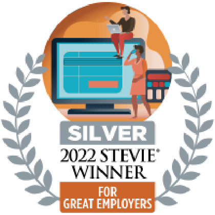 2022 silver stevie winner for great employers