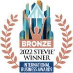 2022 bronze stevie winner for international business